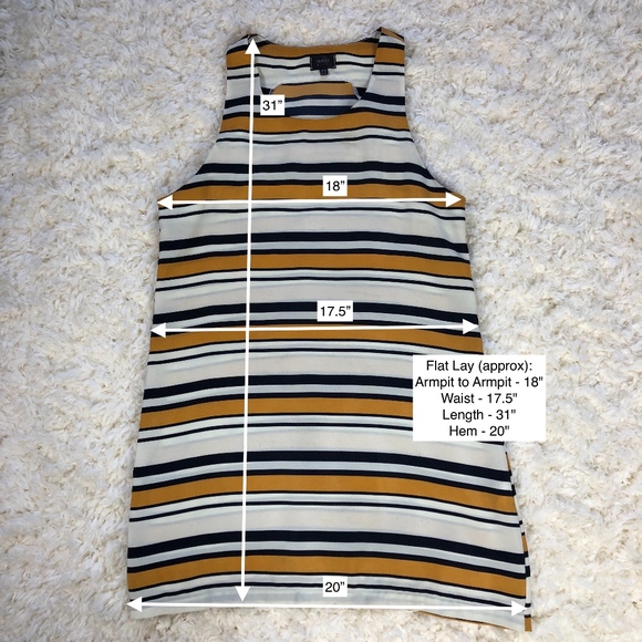 Make U Chic Short Striped Sleeveless Mini Dress, 8 - Picture 5 of 6